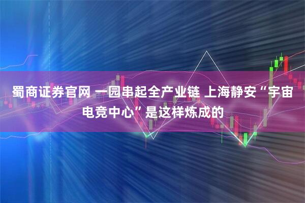 蜀商证券官网 一园串起全产业链 上海静安“宇宙电竞中心”是这样炼成的