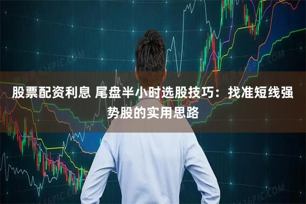 股票配资利息 尾盘半小时选股技巧：找准短线强势股的实用思路